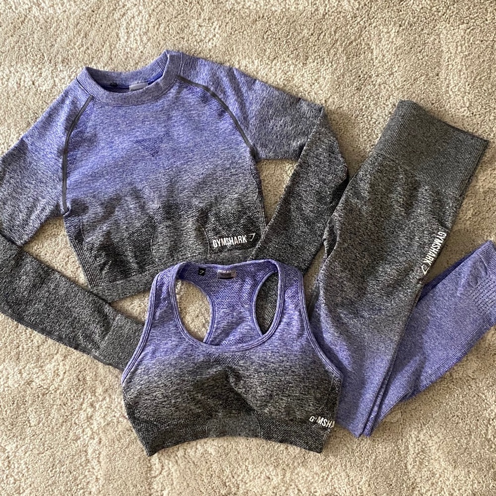 Gymshark Ombré Seamless SET- 3 items